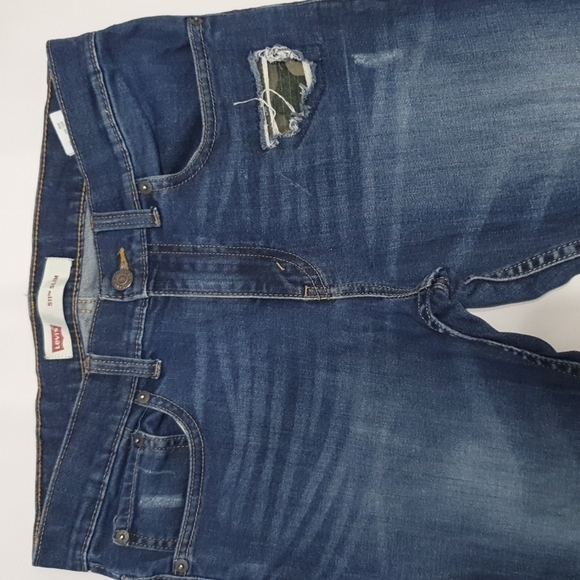 Levi's 511 Classic Slim Fit Patch Jeans - Picture 10 of 11